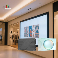 Écran LED couleur HD COB intérieur P1.87, contrôle intelligent 4G, résistant aux UV, écran LED mural intérieur