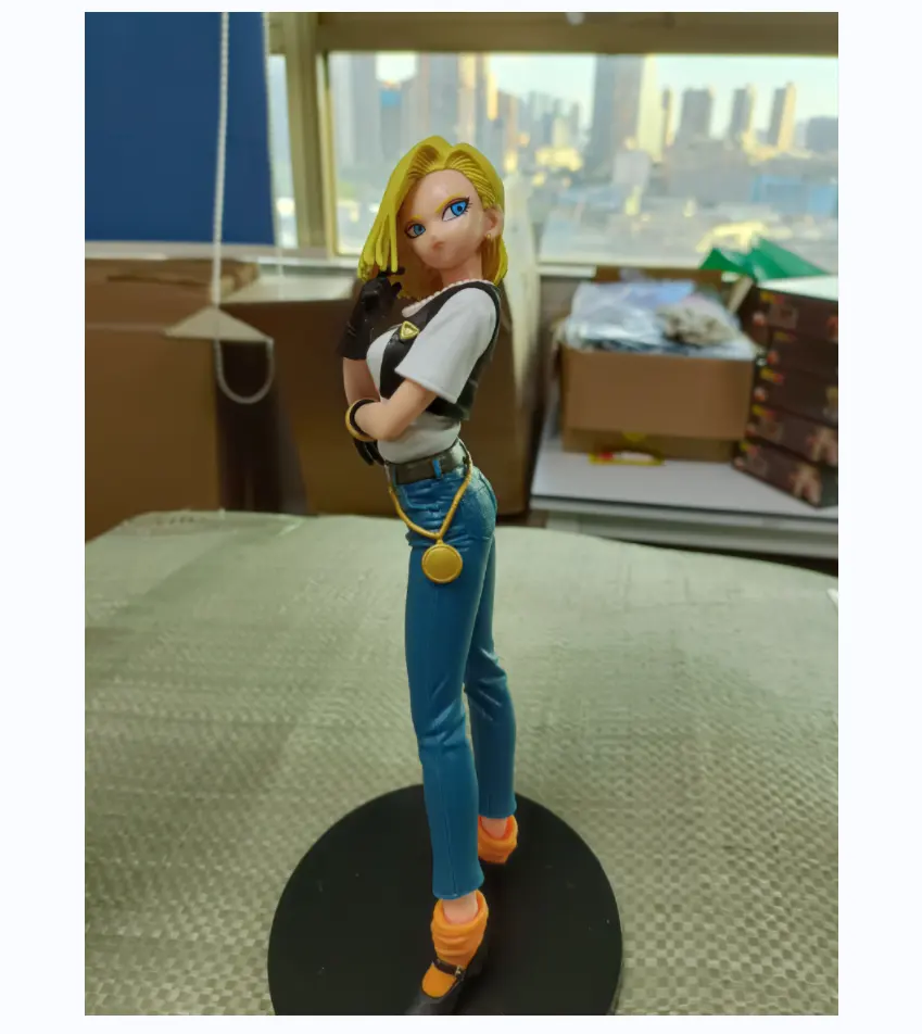 25cm japon animesi sürükle topu Z Android 18 Anime Anime li aksiyon figürü oyuncakları