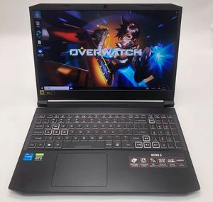 Nitro-Computadoras portátiles usadas, <span class=keywords><strong>Intel</strong></span> <span class=keywords><strong>Core</strong></span> <span class=keywords><strong>I5</strong></span> <span class=keywords><strong>11400H</strong></span>, 2,70 GHz, seis núcleos RTX3050ti, 15,5 pulgadas, 16GB de RAM - Product Image 1