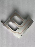 Dissipateur thermique personnalisé en cuivre pour onduleur 21060W, plaques froides en tube de cuivre pour équipement laser