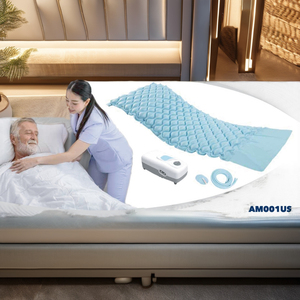 Ventas calientes azul médico barato con bomba colchón antiescaras almohadilla de aplicación para pacientes colchón ondulado - Product Image 5