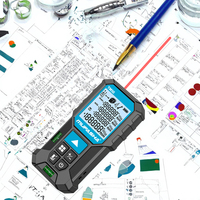 Alat Ukur Jarak Laser Digital Genggam OEM Baru Tiba, Jangkauan 0.05-100M, Tahan Air IP54, Akurasi 2mm