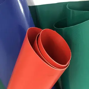 2.9m 3.3m width 1000D*1000D/20*20 650gsm 19oz Knife Coated PVC Vinyl Tarpaulin Rolls