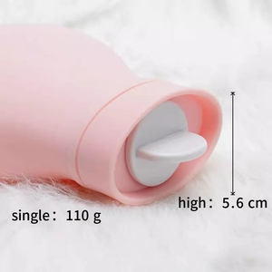 Nước đầy tay ấm hơn silicon mềm mại và cũng kín Mini tái sử dụng chai nước nóng túi bé Bìa ấm chai nước nóng - Product Image 3