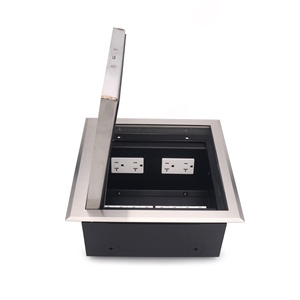 Caja de Conexión Impermeable de Acero Inoxidable Antiguo para Sistemas de Suelo Elevado - Product Image 5