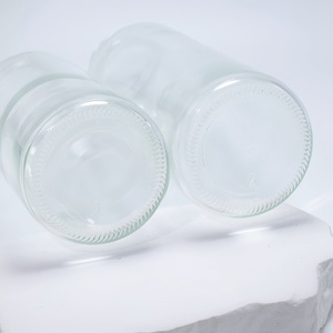 Bouteille en verre borosilicate transparente Voss avec bouchons à vis de 250 ml/300 ml/350 ml/375 ml/400 ml/500 ml/750 ml/800 ml pour jus et lait - Product Image 3