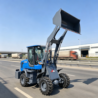 Caricatore Frontale Elettrico Compatto 4x4 per Magazzino e Fattoria, Multiuso per Carichi Pesanti
