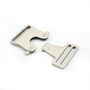 Side Release Buckle Zinc Alloy 38mm Inner Diameter Durable For Bags Wear Resistant Adjustable <b>Webbing</b> Backpack Hardware - Product Image 2