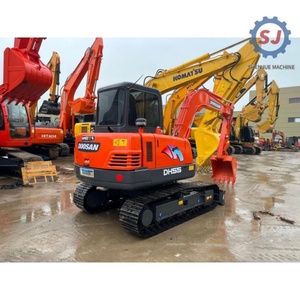 Excavadora Mini Usada Original Coreana Doosan DH55 de 5.5 Toneladas en Venta, con Motor y Transmisión, Modelo 2020, Precio de Fábrica - Product Image 5