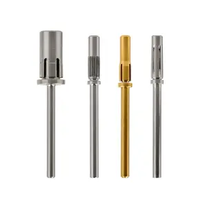 Nail Polishing Head Nail Bits Drill Sanding Band Mandrel Manicure Tools Stainless Steel Nail Drill Bits Set