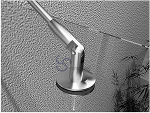 Sistema de Soportes para Toldos de Acero Inoxidable 304 316, Herrajes para Exteriores para Instalación de Muros Cortina de Vidrio Templado - Product Image 6