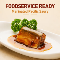 Saury frais en conserve en vrac, en sauce tomate, conservé à l'huile, 100% PUR, prêt à consommer, poisson en conserve spécifique pour la restauration