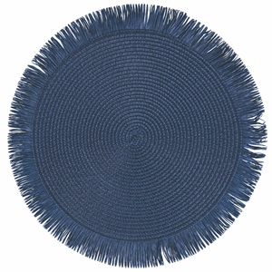 FRINGED <b>PAPER</b> PLACEMAT SHADES OF OCEAN 4ASS - Product Image 2
