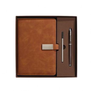 Luxury Business <b>Gift</b> <b>Set</b> Including A5 Notebook and Metal Ballpoint Pen Custom logo Promotional Business <b>Gifts</b> for Opening <b>Gifts</b> - Product Image 5