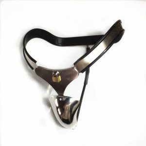Cinturón <span class=keywords><strong>de</strong></span> Castidad Masculino con Bloqueo, <span class=keywords><strong>de</strong></span> Acero Inoxidable y Silicona, Dispositivo <span class=keywords><strong>de</strong></span> Restricción para Pene, Impermeable, Tamaño Ajustable, Color Negro Emperador - Product Image 5