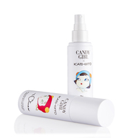 Flacon pulvérisateur cosmétique blanc en PET de 100 ml, col 20/410, pulvérisateur à fine brume en PP, impression personnalisée disponible pour spray fixateur de maquillage