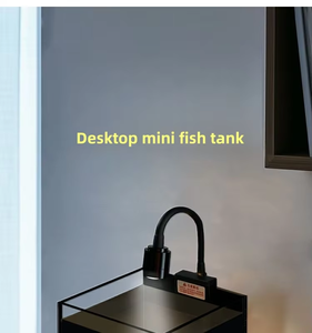 Kit d'aquarium JSD Black Back Planted, aquarium en verre ultra-blanc avec éclairage pour les débutants en betta - Product Image 3