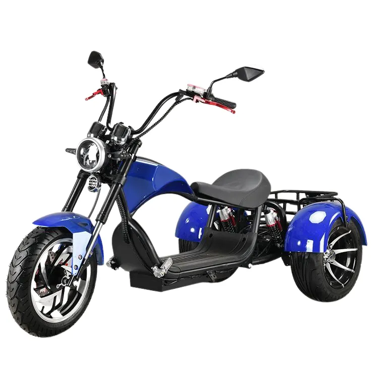 2021 नई आगमन के साथ 1500W 2000W 3 पहिया इलेक्ट्रिक स्कूटर tricycle टोकरी और गोल्फ बैग धारक