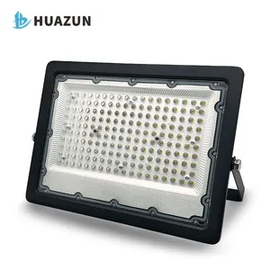 Lampu banjir Led aluminium 200w, lampu Led banjir Ip65 pencahayaan luar ruangan, hemat energi, lampu banjir Led