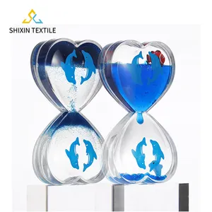 New Type Liquid Motion Bubbler Timer Fidget Desk Calming and Soothing Sensory Visual Toy Liquid Sand Timer Manufacturers