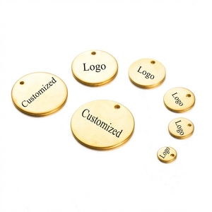 Targhetta Personalizzabile in Acciaio Inossidabile di Lusso, alla Moda e Resistente, con Design Mosters, in Lega, Piccolo Mostro, Accessori per Etichette Metalliche - Product Image 1