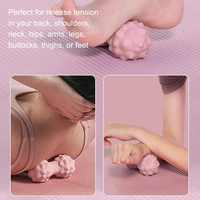 Boule de Massage d'arachide Double rouleau de Massage de crosse pour la thérapie de Yoga de déclencheur de libération myofasciale de point d'acupuncture musculaire de tissu profond