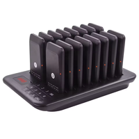 Système d'Appel Sans Fil pour Hôpitaux avec Impression de Logo Gratuite, Modèle F106, Portée de 1000m, Mini Pager Intelligent Tactile