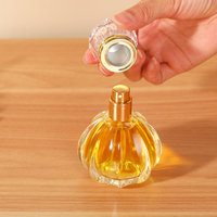 Flacon de parfum en verre de luxe de 50 ml avec vaporisateur pour huile essentielle et emballage cadeau, étiquette personnalisée disponible