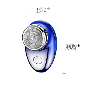 USB Power One-Blade Portable Magnetic Hair Trimmer Rotary <b>Shaver</b> for Men Household Hotel Use Triple Blade <b>Shaver</b> - Product Image 5