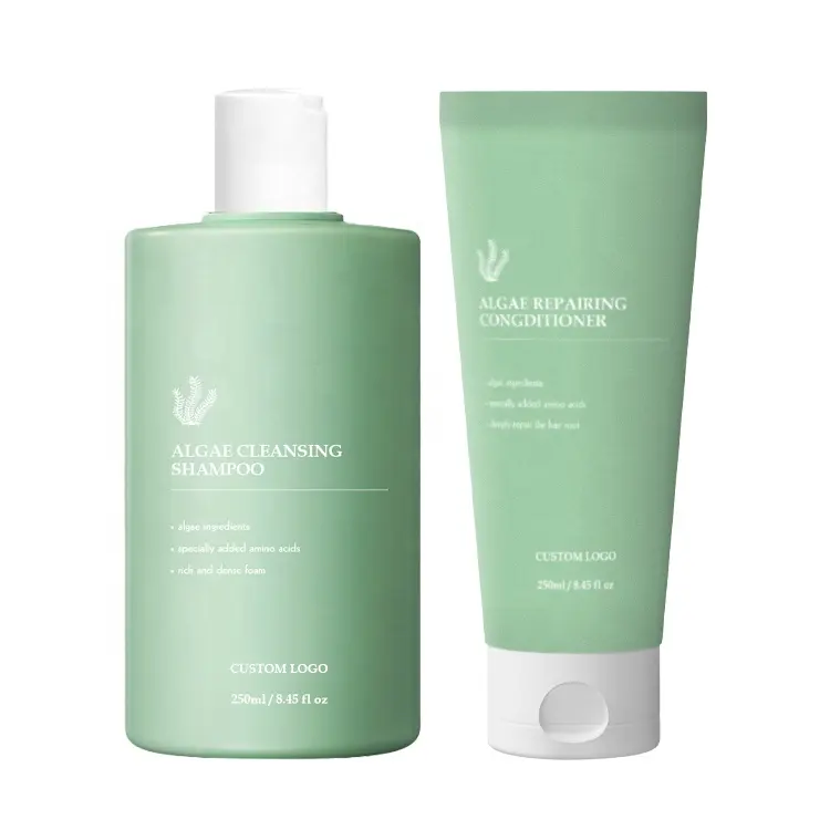 Prodotti per la cura dei capelli naturali vegani con etichetta privata all'ingrosso set di balsamo per capelli e Shampoo