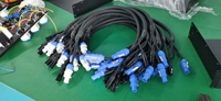 Câble d'alimentation et de Signal powerCon XLR Power DMX Combi Combo Cable 3*1.5mm ^ 2 1.5M peut être personnalisé