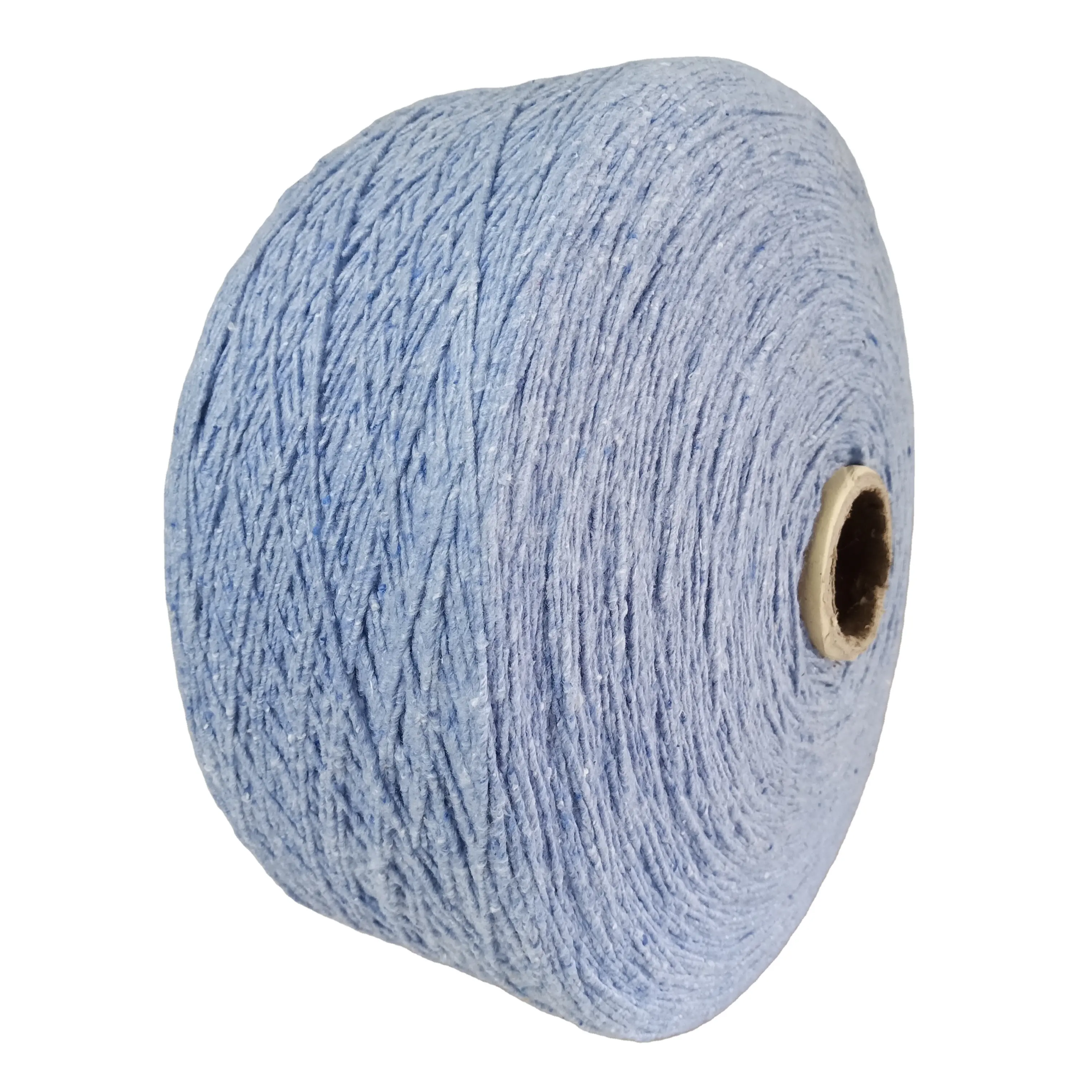 Fio de algodão regenerado para esfregão ou cobertor, fio grosso de algodão para esfregão ou cobertor nm1/1 ou nm1.3