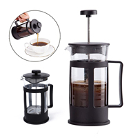 Ensemble de café expresso en plastique, 7 pièces, moderne, accessoires pour machine à café, presse française et broyeur manuel, cadeau pour l'extérieur
