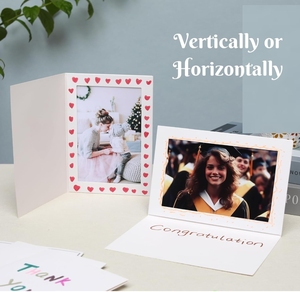 Thư mục ảnh <span class=keywords><strong>4x6</strong></span> giấy Khung ảnh khung ảnh thẻ tông thiệp chúc mừng ảnh chèn cho đám cưới sinh nhật tốt nghiệp - Product Image 6