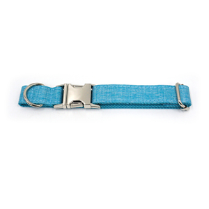 Popular Rankings Flax Neck <strong>Collar</strong> for Dogs Classic Sliver Buckle Training Dog <strong>Collar</strong> Fashion Same Color Webbing Dog <strong>Collar</strong> - Product Image 5