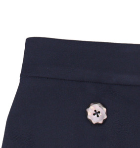 Wholesale Custom Factory Price High Quality Primary <strong>School</strong> Uniform <strong>Navy</strong> <strong>Blue</strong> Above Knee Length Girls <strong>Trouser</strong> Skirt - Product Image 3
