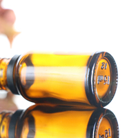 Großhandel 15ml Bernsteinfarbene Glasflasche mit Pipette für Serum Ätherisches Öl Gesichtscreme Augentropfen Kosmetikverpackung UV-Schutz Reed