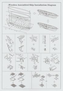 Kit Modello Veliero Storico Occidentale Harvey in <span class=keywords><strong>Legno</strong></span>, Regalo Creativo Fai da Te, Nave Pirata Barca a Vela Giocattoli Fai da Te per Adulti - Product Image 5