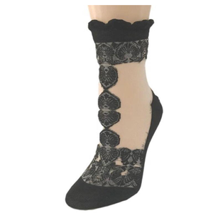 2023 all'ingrosso fiori <span class=keywords><strong>sexy</strong></span> moda cina <span class=keywords><strong>donna</strong></span> calzini corti estivi personalizzati in pizzo alla caviglia - Product Image 1