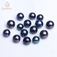 Wholesale High Quality 8-12mm A+ Saltwater Tahitian Black Loose Pearls For Sale