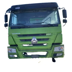 Truk tugas berat Nasional Tiongkok Haowo versi ekspor truk sampah Dump Truck pompa besar Model ekspor penjualan eksklusif