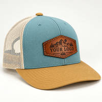 Casquette trucker personnalisée en gros pour hommes, style Richardson 112, maille, 6 panneaux, logo brodé, haute qualité