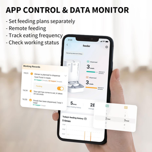 <span class=keywords><strong>Petkit</strong></span> YumShare Dual-hopper con fotocamera <span class=keywords><strong>mangiatoia</strong></span> <span class=keywords><strong>automatica</strong></span> <span class=keywords><strong>per</strong></span> <span class=keywords><strong>gatti</strong></span> Dispenser di cibo secco <span class=keywords><strong>per</strong></span> animali domestici di grande capacità <span class=keywords><strong>per</strong></span> cani e <span class=keywords><strong>gatti</strong></span> - Product Image 2