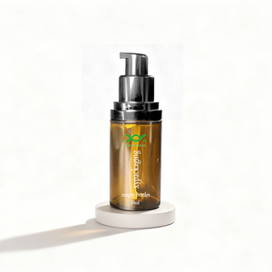 Xypackaging 30ml 1oz rỗng hổ phách nâu PETG nhựa bơm Lotion chai cho chăm sóc da huyết thanh giá bán buôn - Product Image 3