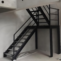 Escalier en spirale en acier galvanisé pour villa et hôtel, usage intérieur/extérieur, plateforme sécurisée, durable, antidérapante, directement de l'usine
