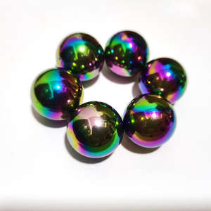 Esfera de Obsidiana Arcoíris Aura al por Mayor, Bola de Cristal Pulida a Mano para Decoración del Hogar, Regalos de Pascua - Product Image 2