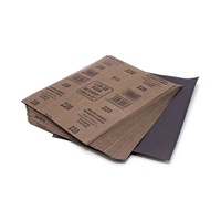 Papier abrasif en carbure de silicium imperméable, feuilles abrasives humides et sèches, grain 60-2000 pour la finition du métal, du bois et des automobiles