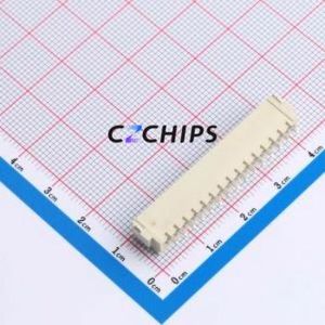 WAFER-XH2.54-15PWB Wire-to-Board Pin Header SMD,P=2.5mm,Horizontal Mount Connector 1x15P 2.5mm Horizontal Mount XH - Product Image 2