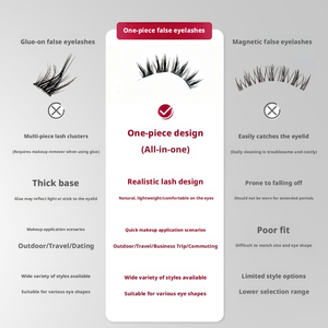 <span class=keywords><strong>Faux</strong></span> <span class=keywords><strong>cils</strong></span> de luxe monobloc en fibres végétales naturelles, tige transparente, <span class=keywords><strong>cils</strong></span> paresseux, vente en gros, OEM, logo personnalisé, marque privée, en bande - Product Image 5