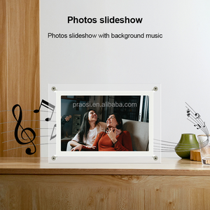 Pros Pantalla LED HD de 7 pulgadas Marco de fotos digital Reproducción de video completo Conectividad WiFi para álbum electrónico Música Almacenamiento de películas - Product Image 2